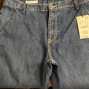 Zara Woman’s Mid Rise Relaxed Denim
